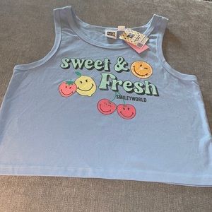 Smiley World Women’s Tank Top “Sweet & Fresh”